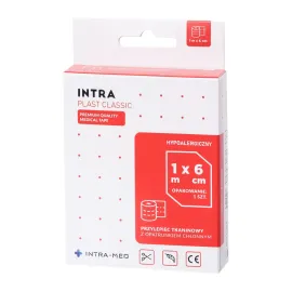 Plaster / przylepiec tkaninowy z opatrunkiem chłonnym 6cm x 1m po iniekcji