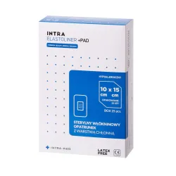 Opatrunek włókninowy z chłonnym wkładem sterylny 10x15cm op. 25 szt.