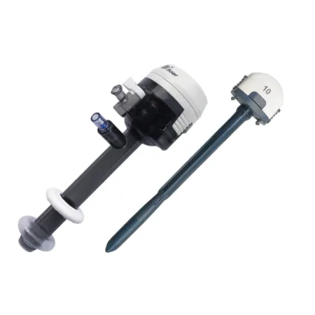 Trokar laparoskopowy balonowy z ostrzem i strzykawką 5ml jednorazowy 10-11mm/10cm / G1912 / ALBISPRO.com