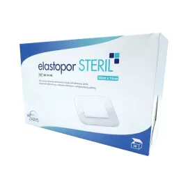 Opatrunek włókninowy z wkładem chłonnym 10x15cm op. 30 szt. elastopor STERIL