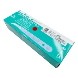 Skalpel nr 12 z trzonkiem jednorazowy sterylny op. 10 szt.