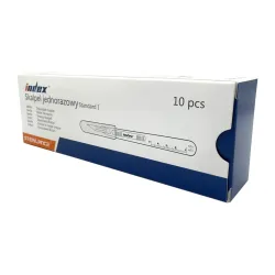 Skalpel nr 11 z trzonkiem jednorazowy sterylny op. 10 szt.