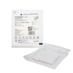 Kompresy z gazy jałowe 5x5cm 100op. po 2szt. Intra Compress