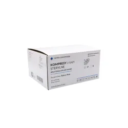 Kompres z gazy sterylny 5x5cm 30 blistrów po 10 szt. 17N 8W Intra Compress