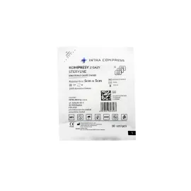 Kompres z gazy sterylny 5x5cm 30 blistrów po 10 szt. 17N 8W Intra Compress