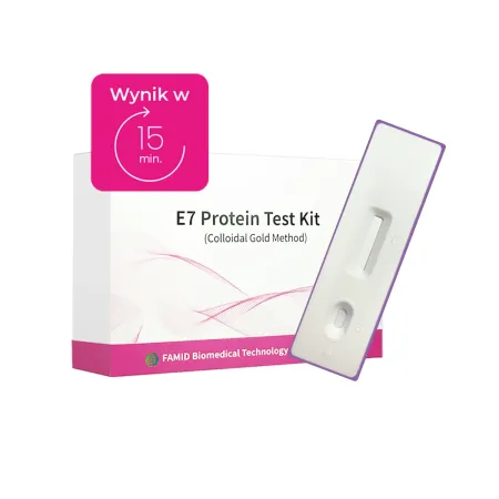 E7 Protein Test szybki wykrywa stany przedrakowe szyjki macicy o małym i dużym nasileniu / G2072 /