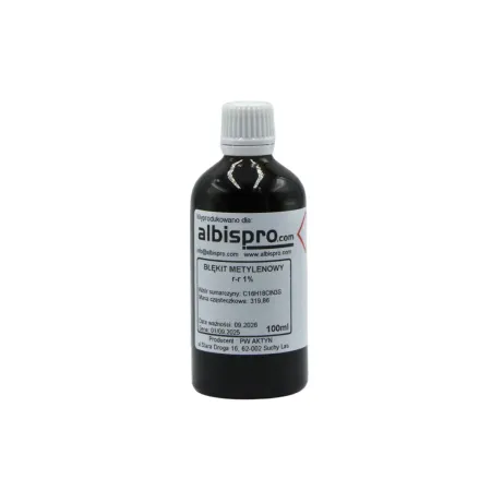 Błękit metylenowy 1% roztwór wodny 100ml / G2107 / ALBISPRO.com