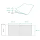 MedixPro PF serweta w rolce 80 odcinków z perforacją 38x50cm różowa / G1030 / MedixPro