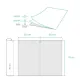 MedixPro PF serweta w rolce 80 odcinków z perforacją 70x50cm zielona / G0679 / MedixPro