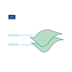 Mustaf medprox eco podkład bibułowy w rolce 100 odcinków 50x50cm biała