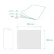 Novelmed Basic serweta 2-warstwy bibuły + folia rolka 38x50cm 80 odcinków żółta / G1787 / Novelmed