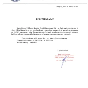 Samodzielny Publiczny Zakład Opieki Zdrowotnej Nr 1 w Bełżycach