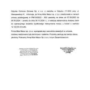 Giżycka Ochrona Zdrowia