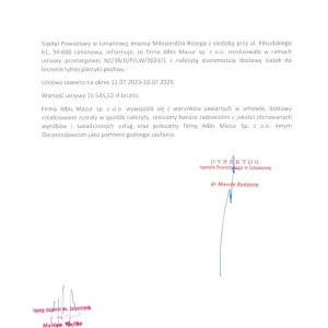 Szpital Powiatowy w Limanowej imienia Miłosierdzia Bożego