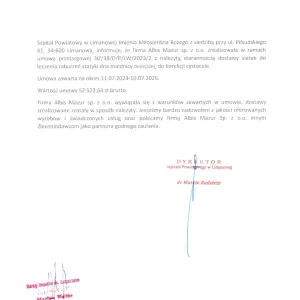 Szpital Powiatowy w Limanowej imienia Miłosierdzia Bożego