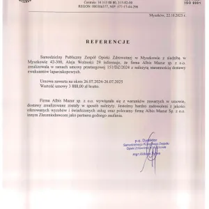 Samodzielny Publiczny Zespół Opieki Zdrowotnej w Myszkowie