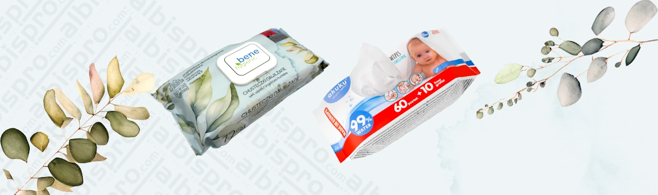 Chusteczki nawilżane do zmywania ciała i powierzchni w ALBISPRO.com