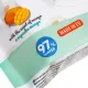 Akuku nawilżony papier toaletowy 50 szt. zapach mango / A0030 / Akuku Akuku nawilżony papier toaletowy 50 szt. zapach mango / A0030 / Akuku