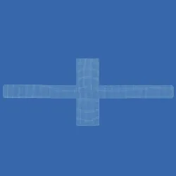 ALBIS Mesh Long Arms op. Dubuisson długa 46cm wysoka 15cm do ALS / LUS uteropeksja 48gsm