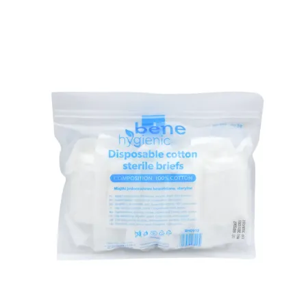 Majtki damskie z bawełny jednorazowe sterylne Bene Hygienic rozmiar L 95-105cm 5szt. / BH0913 / Bene Hygienic