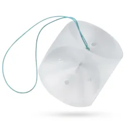 Pessar kostkowy Albis silikonowy z perforacją 56mm transparentny Pessar kostkowy Albis silikonowy z perforacją 56mm transparentny