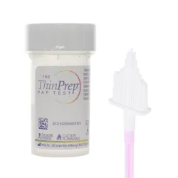 Pojemnik do cytologii płynnej LBC jednowarstwowej ThinPrep 20ml + szczoteczka wachlarz typ 2