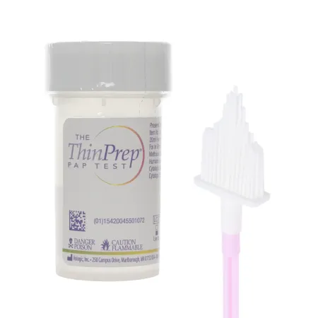 Pojemnik do cytologii płynnej LBC jednowarstwowej ThinPrep 20ml + szczoteczka wachlarz typ 2 / G0268 / Biomedica Poland Pojemnik do cytologii płynnej LBC jednowarstwowej ThinPrep 20ml + szczoteczka wachlarz typ 2 / G0268 / Biomedica Poland