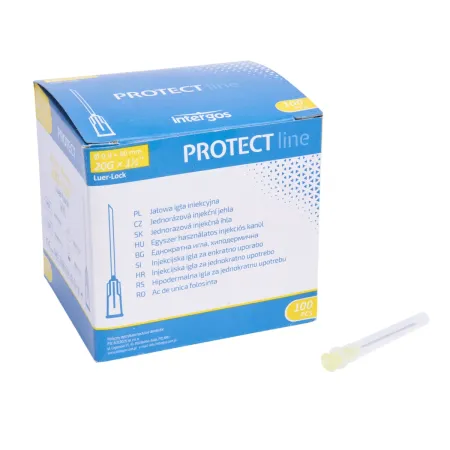 Igła iniekcyjna sterylna 20G 0,9x40mm 100 szt. Protectline / G0404 / Intergos