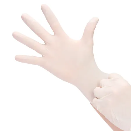 Rękawice lateksowe pudrowane M niesterylne 100 szt. easyCARE / G0441 / Zarys Rękawice lateksowe pudrowane M niesterylne 100 szt. easyCARE / G0441 / Zarys