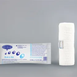 Opaska elastyczna tkana z zapinką 4m x 8cm