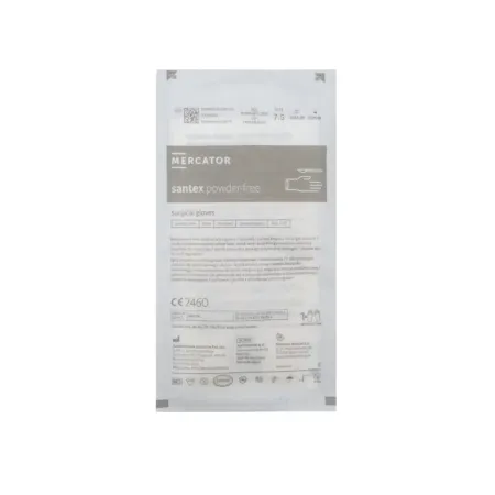 Rękawice chirurgiczne bezpudrowe 7,5 sterylne 1 para Mercator / G0718 / Mercator