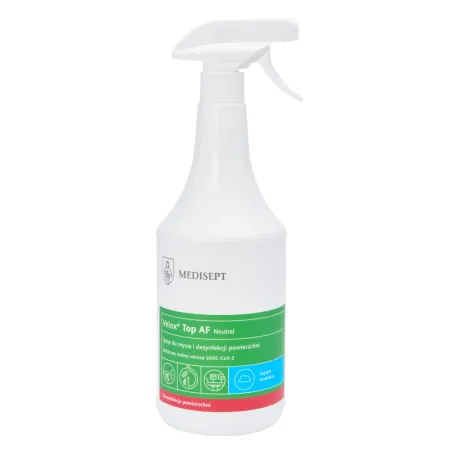 Velox Top AF Neutral płyn ze spryskiwaczem do dezynfekcji powierzchni 1L / G0720 / Medisept