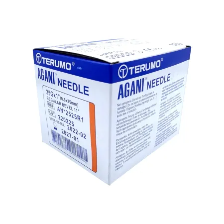 Igła iniekcyjna sterylna 25G 0,5x25mm 100 szt. Agani / G0400 / Terumo Igła iniekcyjna sterylna 25G 0,5x25mm 100 szt. Agani / G0400 / Terumo