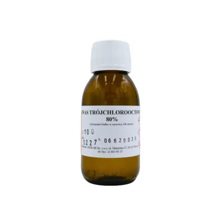 Kwas trójchlorooctowy TCA 80% 100ml / G1171 / Analab Kwas trójchlorooctowy TCA 80% 100ml / G1171 / Analab