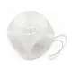 Pessar kostkowy Albis silikonowy z perforacją 45mm transparentny / G1351 / ALBIS Pessar kostkowy Albis silikonowy z perforacją 45mm transparentny / G1351 / ALBIS