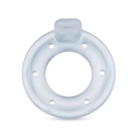 Pessar kołnierzowy Albis 65mm perforowany z podcewkowym zgrubieniem transparentny / G1354 / ALBIS