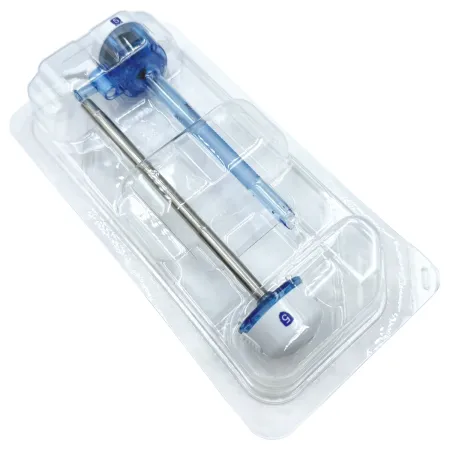 Trokar optyczny laparoskopowy karbowana kaniula 5mm/10cm jednorazowy / G1494 / ALBISPRO.com