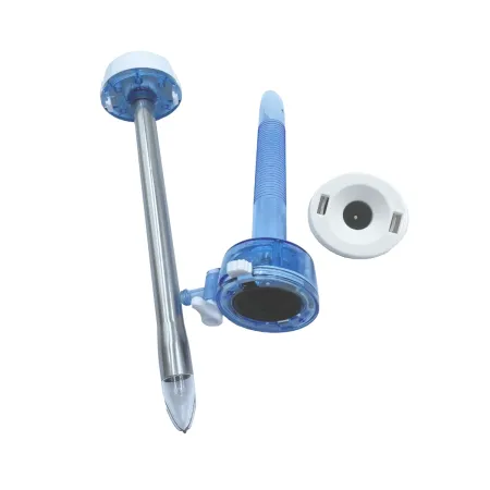 Trokar optyczny laparoskopowy karbowana kaniula 5mm/10cm jednorazowy / G1494 / ALBISPRO.com