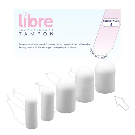 Tampon Libre nietrzymanie moczu podpierający rozmiar 4 / G1689 / Libre Incontinence Tampon
