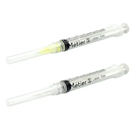 Strzykawka 3-częściowa 3ml koncentryczna końcówka Luer Lock op. 100 szt. / G1702 / Metier Medical