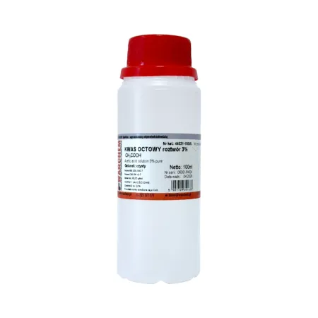 Kwas octowy 3% roztwór wodny 100ml / G1759 / WARCHEM Kwas octowy 3% roztwór wodny 100ml / G1759 / WARCHEM