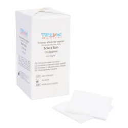 Kompresy włókninowe niejałowe 5x5cm 17N 8W 100 szt. Trans-Med