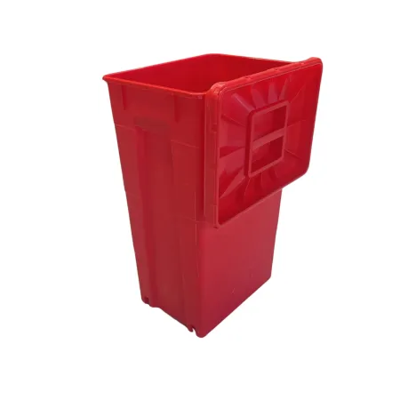 Pojemnik PCV na odpady medyczne czerwony 60L / G2228 / Tech-Plast Pojemnik PCV na odpady medyczne czerwony 60L / G2228 / Tech-Plast