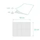 MedixPro Practical 100 złożonych serwet w odcinkach 33x48cm zielona / G1750 / MedixPro